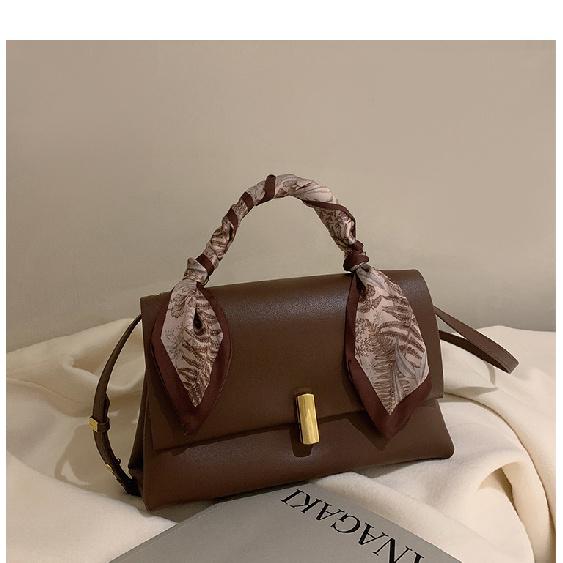 Queen Diana Handbag Silk Scarf Shoulder Bag Women's Bag 2024 New Trendy Fashion Versatile Textured Crossbody Bag