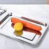 Stainless Steel Rectangular Serving Tray, 8-Pack