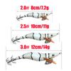 Luminous Wood Shrimp Lure Bait2.0 2.5 3.0Colorful Imitation Squid Shrimp Umbrella Hook Sea Fishing Special Bait