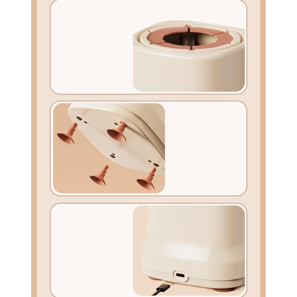 Electric Milk Frother Portable Baby Milk Mixer Automatic Milk Frother for Newborns Household Baby Formula Blender