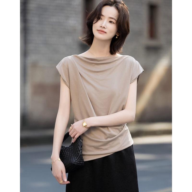 Demana Breathable Drape Neck T-Shirt L