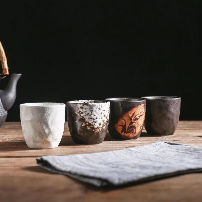 

Japanese Retro Ceramic Tea Cup Homestay Specialty Coffee Matcha Casual Cup 200ml