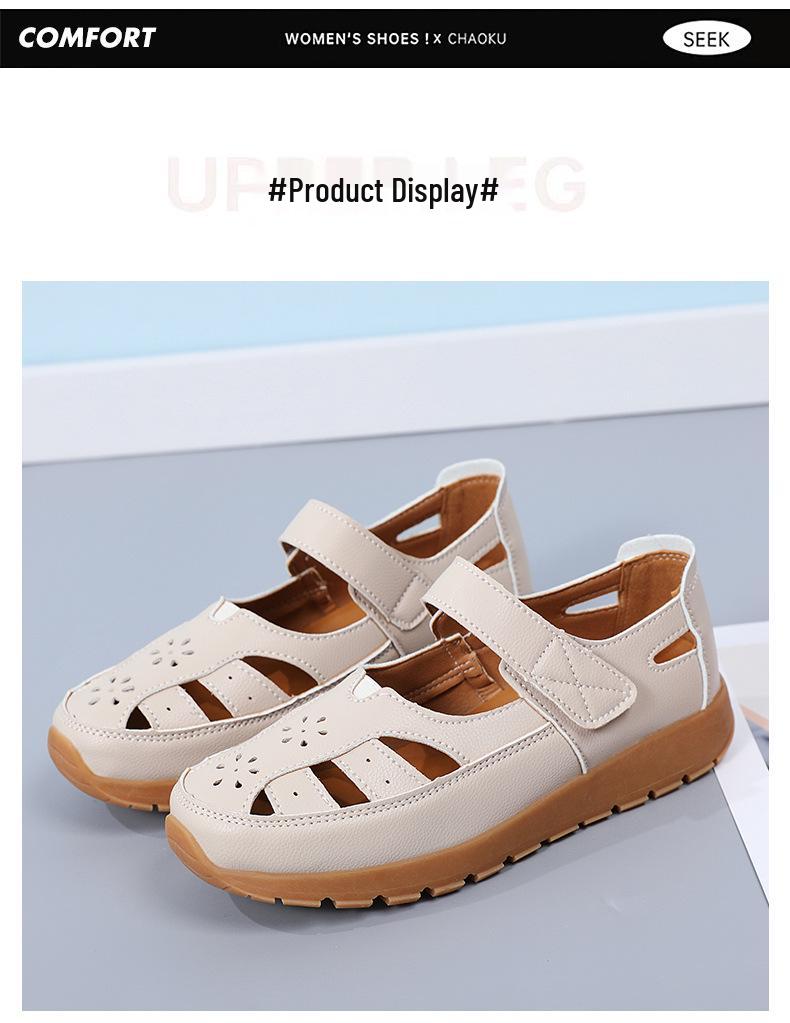 Übergröße 2025 Damen-Freizeitsandalen mit geschlossener Zehe (Größen 36-44)