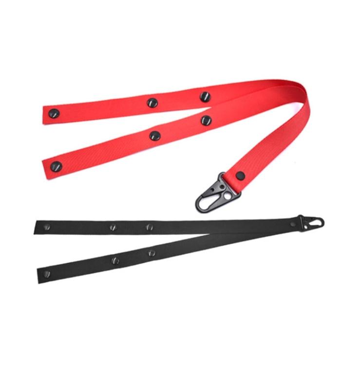 Adjustable Cheerleading Bobbles Storage Strap Pom Carriers Lanyard With Secure Clips For Easy Attachment And Removal