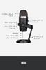 Blue G Blue Yeti Nano BM300BK USB Gaming Microphone Condenser Microphone for Mac PS5 PS4 PC Black Streaming Live Broadcast 2-Year