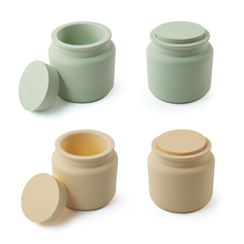 Crafty Silicone Mold for Cement Cup Jar Resin Casting Molds Jar Molds Resin Mold