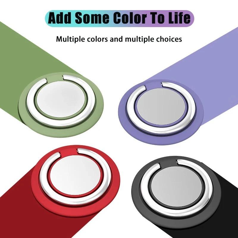 Finger Ring Holder Stand Grip Tok 360 Degrees Rotating Suitable For Phone Magnetic Car Phone Holder Portable Foldable Pop Socket