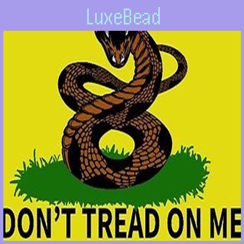 Dont Tread On Me Snake Banner Polyester Material Gadsden Flag For Patriot Events