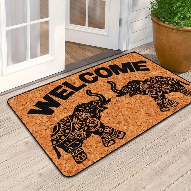 

Coconut Brown Entrance Door, Hallway Non-slip Floor Mat, Living Room Dust-proof and Easy-to-clean Carpet Kitchen Mat Welcome Mat 40X60cm
