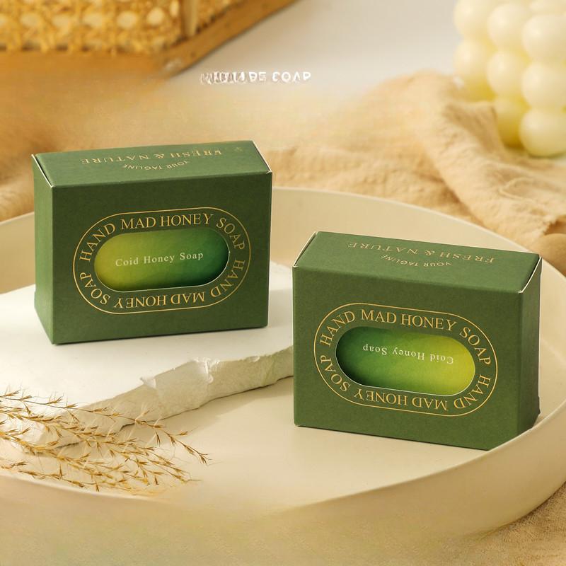 

Горячее тиснение с подарком для рук Эфирное масло Мыло для рук Бизнес-подарок Свадебный подарок с подружками невесты зелёный