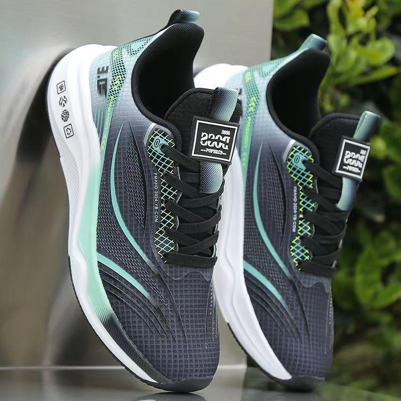 Carbon Plate Ultra-lightweight. Running Shoes, Ice Silk Sneakers, Leather Surface, New Running Shoes.