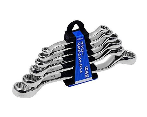 

Takagi M&M Stubby Glasses Wrench Set, Set of 6, No. 301