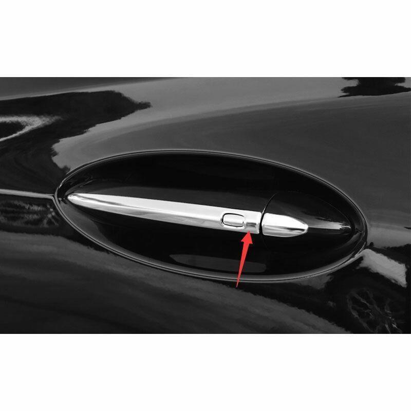 For Buick Lacrosse 2016-19 Silver Steel Exterior Outside Door Handle Cover Trim