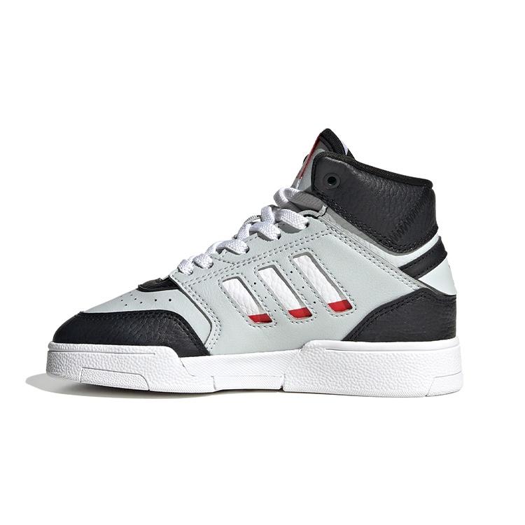 (PS) adidas Originals Drop Step EL Shoes Black /Grey White Kids HP7798 EU 28