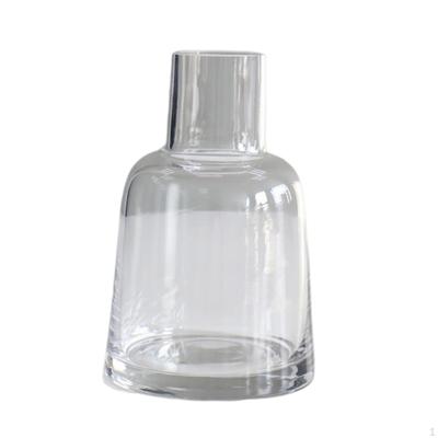 Clear Bud Vase for Floral Displays Hydroponic Plant Holder Home Office