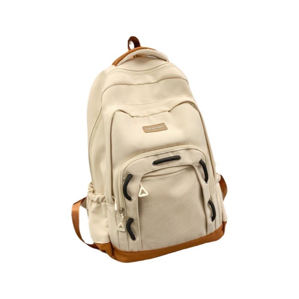 

Large Capacity Casual Backpack Multiple Pockets Student Backpack Computer Backpack Men and Women коричневый