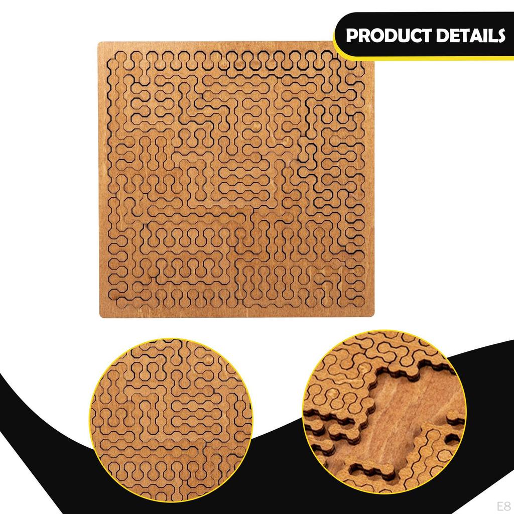 Holzpuzzle Geschenk Intelligenzentwicklung für die Familie Puzzlespiel Herausforderung Spielstil A