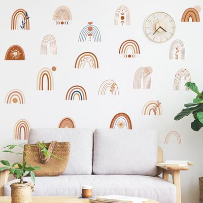 Adesivi Murali Arcobaleno Per Camere di Bambini Stile Nordico Boemo Adesivo Decorativo
