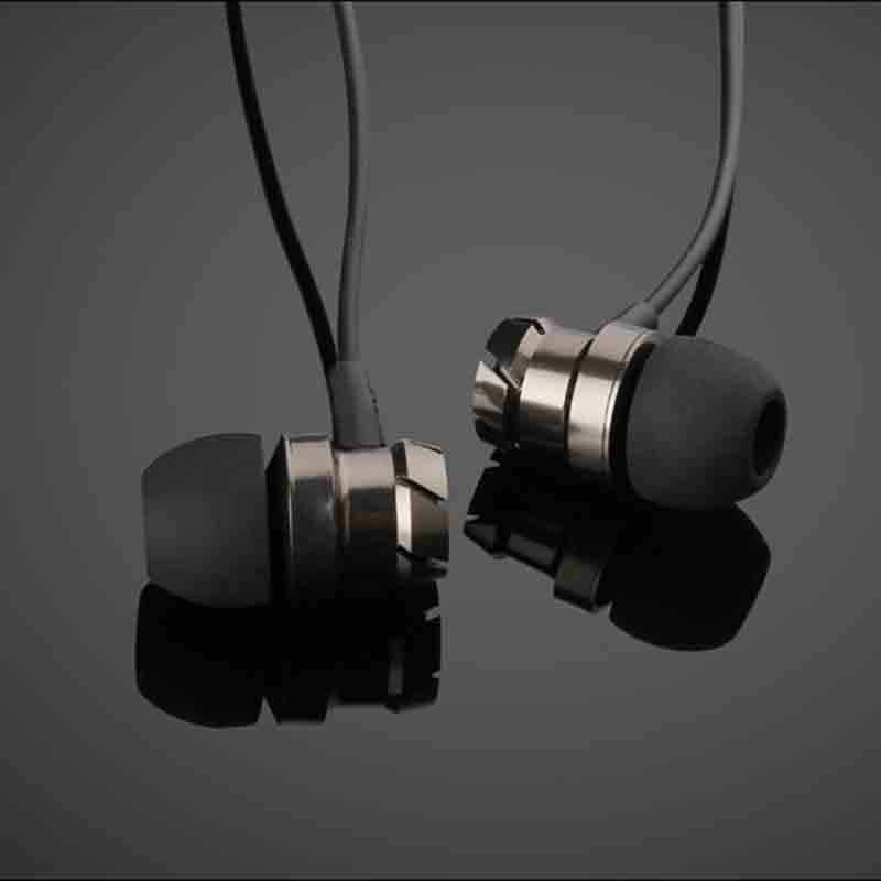 Kovové drátové sluchátko Super Bass 3,5 mm vestavěný mikrofon Hand-free Redukce šumu Herní Univerzální sluchátka Sportovní sluchátka