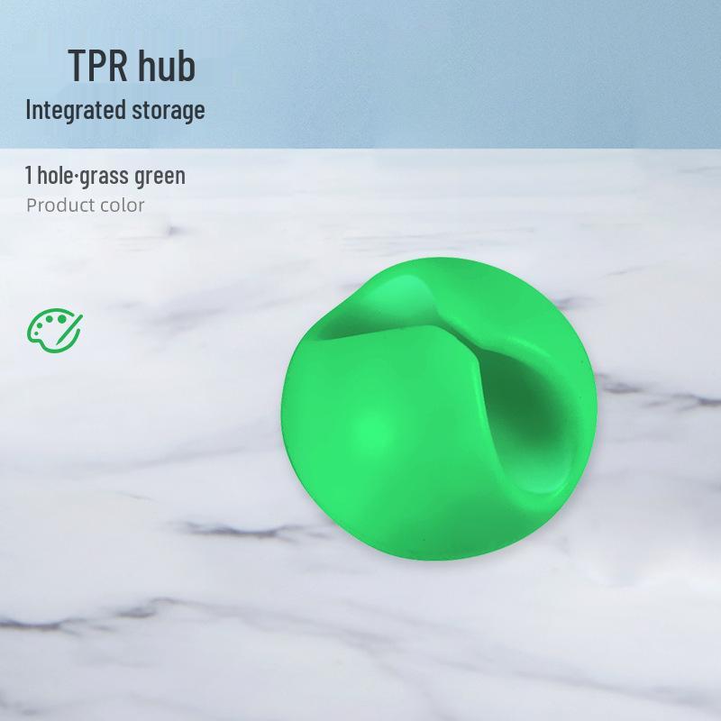 Desktop Cable Organizer: Samoprzylepny klips do organizacji przewodów i danych