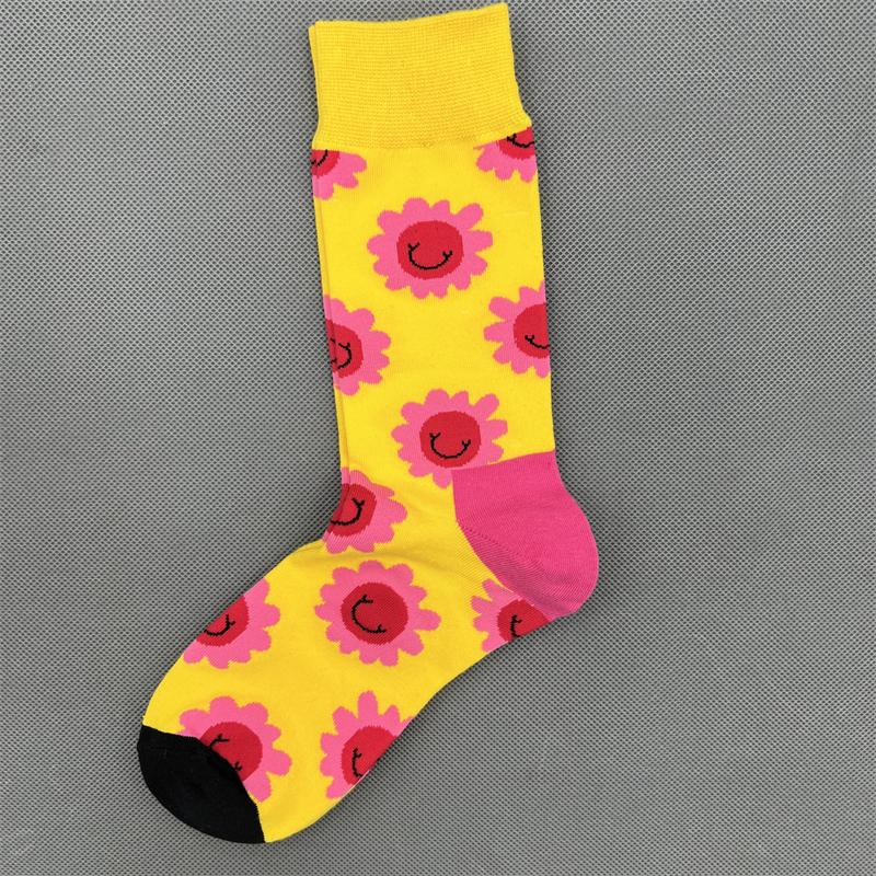 Happy Socks Women's Unisex Combed Cotton Sock Cherry Strawberry