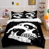 Skull Face Graphic Pattern. Bedding Sets Duvet Cover Sets Duvet Covers Pillowcases(1 * Duvet Cover 2 * Pillowcases Without Duvet Insert)
