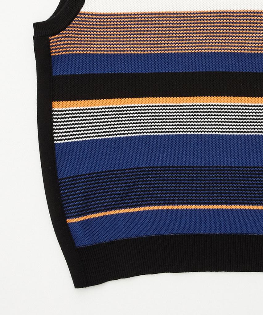 Stco Round Knit Vest Blue (Oversized)_Skvua03Oml