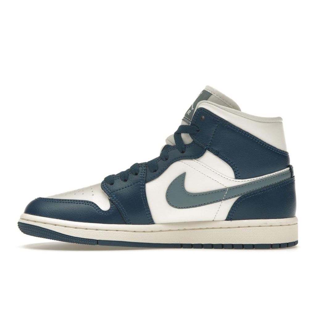 Air Jordan 1 Mid Sky J French Blue Women Sneakers Sail Ozone-Blue BQ6472-414