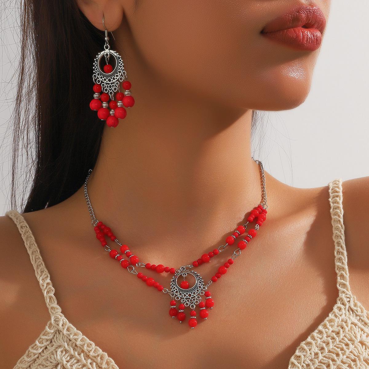 

Fashion Jewelry Women s Set червоний