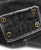 MAINBOOTH Patchwork Military Cap(Charcoal)
