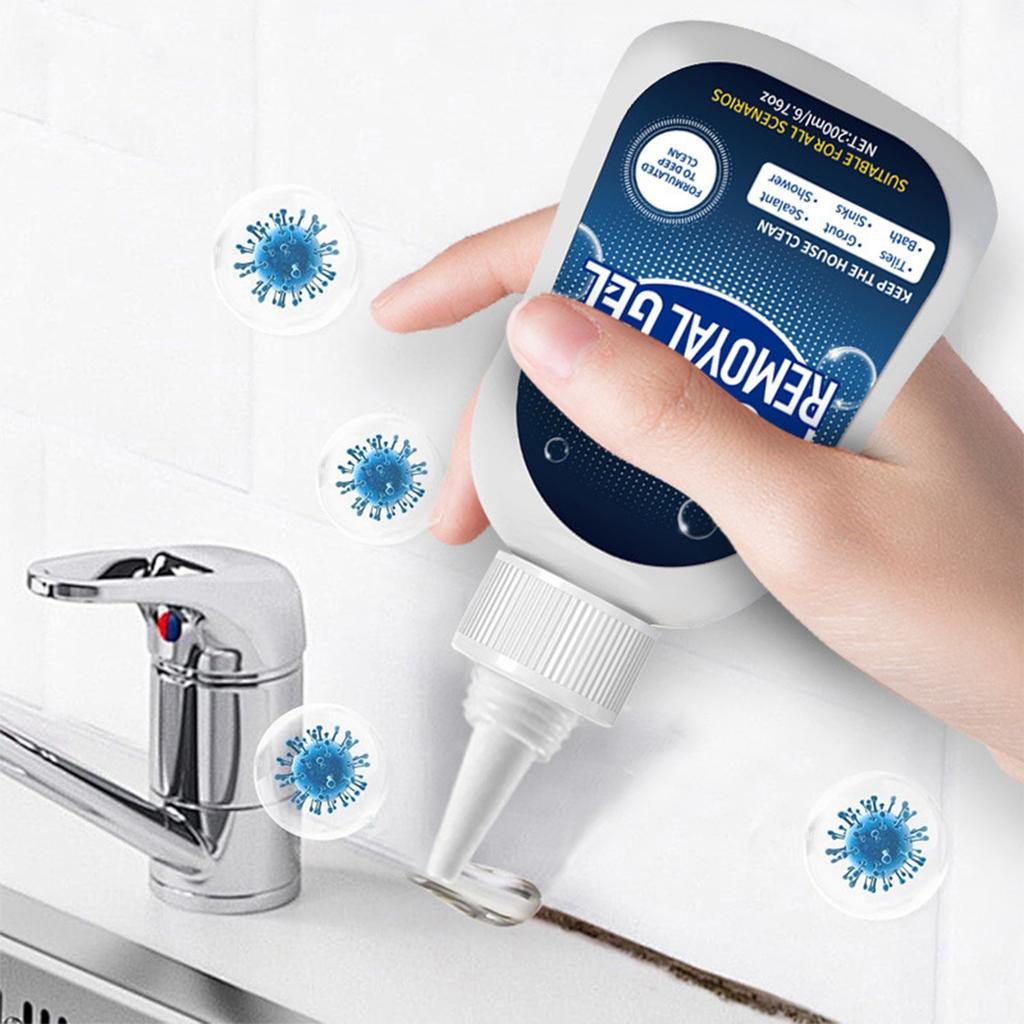 Heavy Duty Stain Cleaner For Front Load Washer Seals, Bathroom Grout, Showers, Caulking - Front Load Washer Cleaner - 200ml