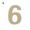 1Pcs Modern Hotel Home Sticker Address Self-adhesive Door Plate Number House Drawer Sign Gate Digits Door Numeral Plaque