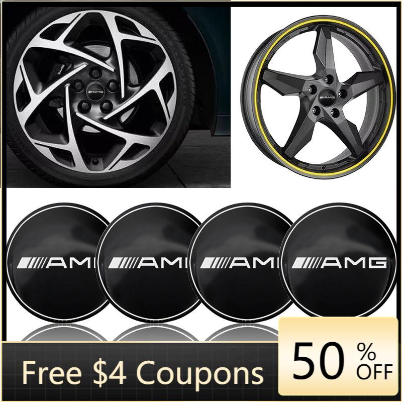 56mm Emblem Wheel Center Hub Caps Stickers Car Rim Cover Accessories For Mercedes Benz C200 C300 A160 180 B200 W108 W124 W126