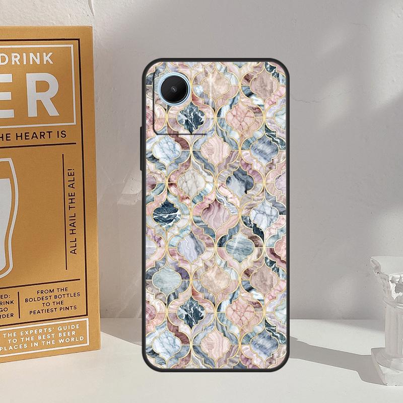 

Moroccan Tile For Realme GT 6 6T 5 GT7 Pro C67 C75 C61 C55 C53 C51 C21Y C25S 10 11 12 13 14 Pro Plus Case Realme C33