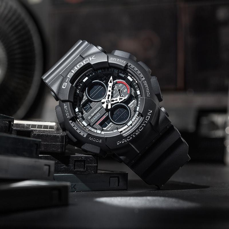 Casio Summer Street Pointer Three Eyes Double Display Waterproof and Shockproof Movement Quartz Movement Japanese and GA-140-1A1PRBS&GMA-S140-1APR