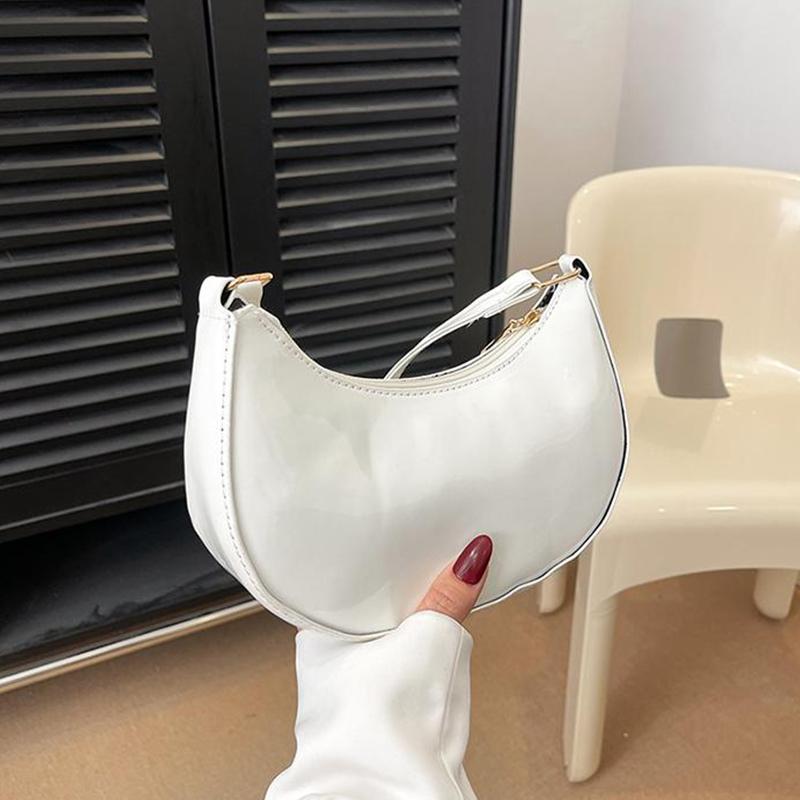 

Модная новая однотонная яркая текстура лица, легкая роскошная ручная сумка через плечо на молнии