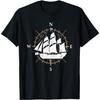 Compass Sailing Ship Boat Sailor Nautic T-Shirt