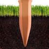 Terracotta Self Watering Spikes Vacation Plant Watering Stakes Slow Release Watering Spikes Compatible with Wine Bottles for Indoor Outdoor Plants
