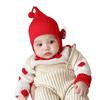 Baby Hat Knitted Christmas Hat Thermal Ear Protector Hat Male and Female Babies Small Month Age Hat Newborn Wool Hat