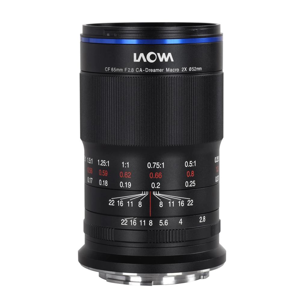 LAOWA 65mm 2x Ultra Makro Objektiv für Canon Anschluss f/2.8 EF-M (Schwarz, LAO0055)