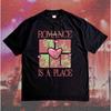 Unisex Short Sleeve Crew Neck Cotton T Shirt Fontaines Dc Romance