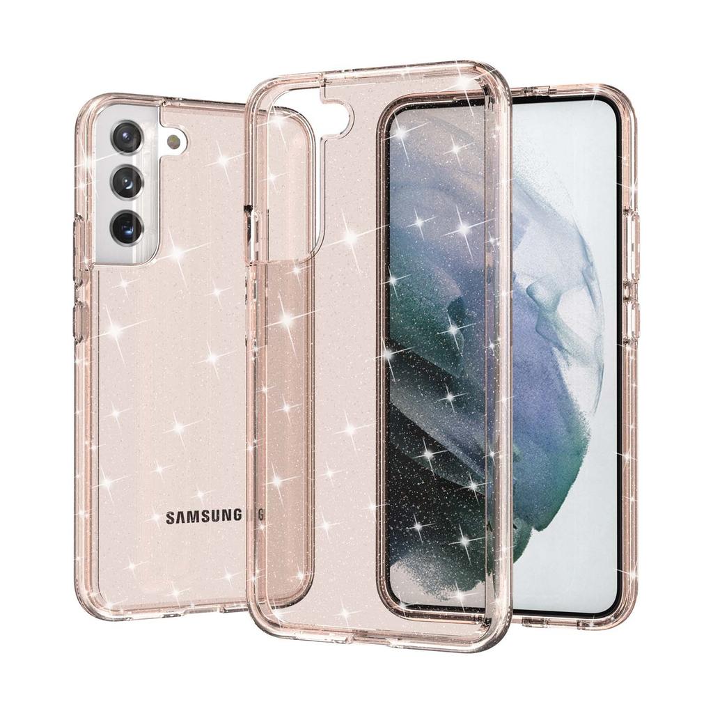 Applicable To Samsung Terminator S22 Transparent Protective Case, New Trendy Brand S22 European and American Thickened Anti-drop Mobile Phone Case
