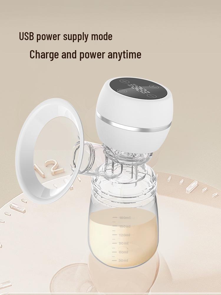 Smart Electric Breast Pump: All-in-One, Silent, Painless, Large Suction, Milk Collector & Postpartum Massager