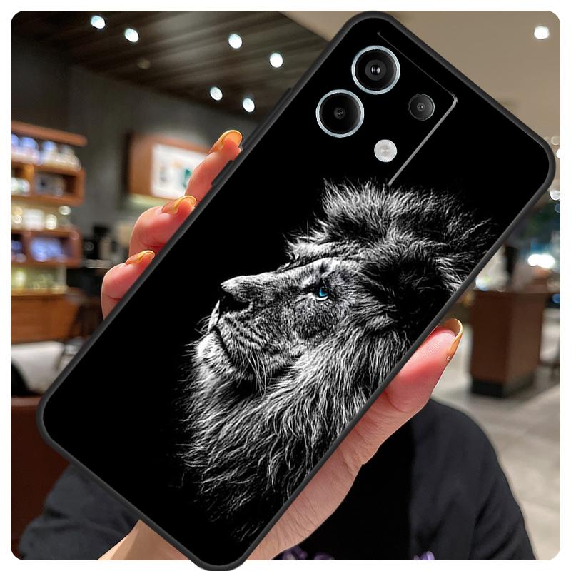 Wolf Dog Cat Bird Lion Tiger Animal Case For Xiaomi Redmi Note 14 10 11 12 13 15 Pro Plus Cover For Redmi 15 15C 14C 10C 12C 13C