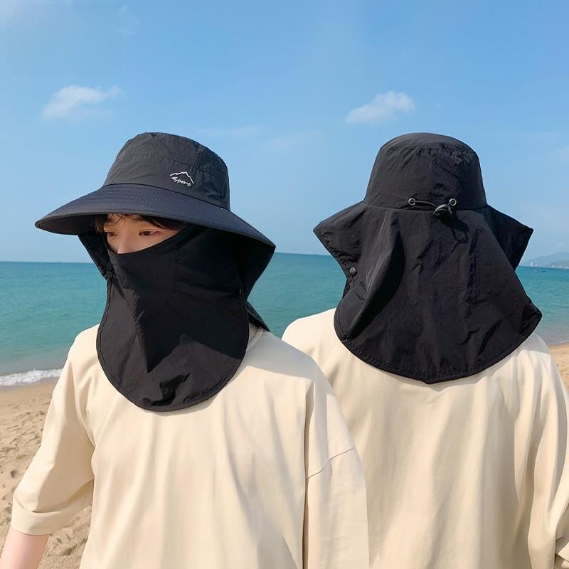Summer Sun Protection Fisherman Hat With Large Brim For Outdoor Fishing And Hiking