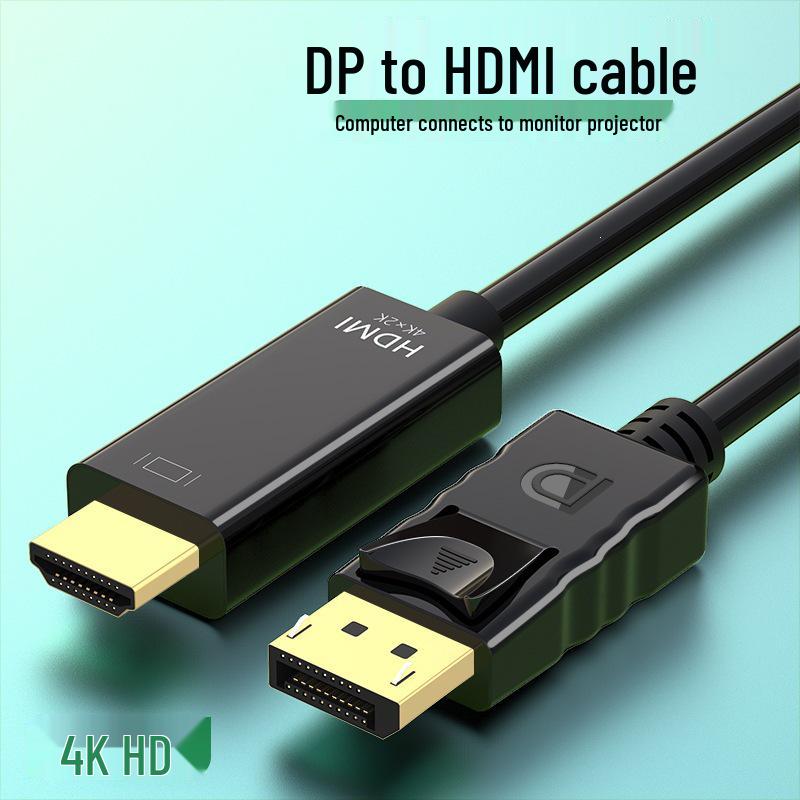 4K DP to HDMI Converter Cable for TVs & Monitors, Custom Length