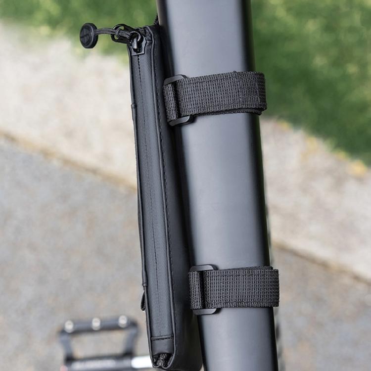 Weatherproofed Bike Top Tube Organizers Removable Shoulder Strap for Commuters Cyclists