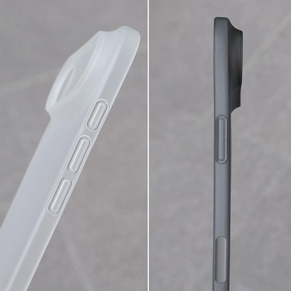 Coque rigide ultra-fine de 0,3 mm pour iPhone Air 17 16 Pro Max Plus 16E Coque fine en PP noir mat translucide pour iPhone17ProMax 16Pro