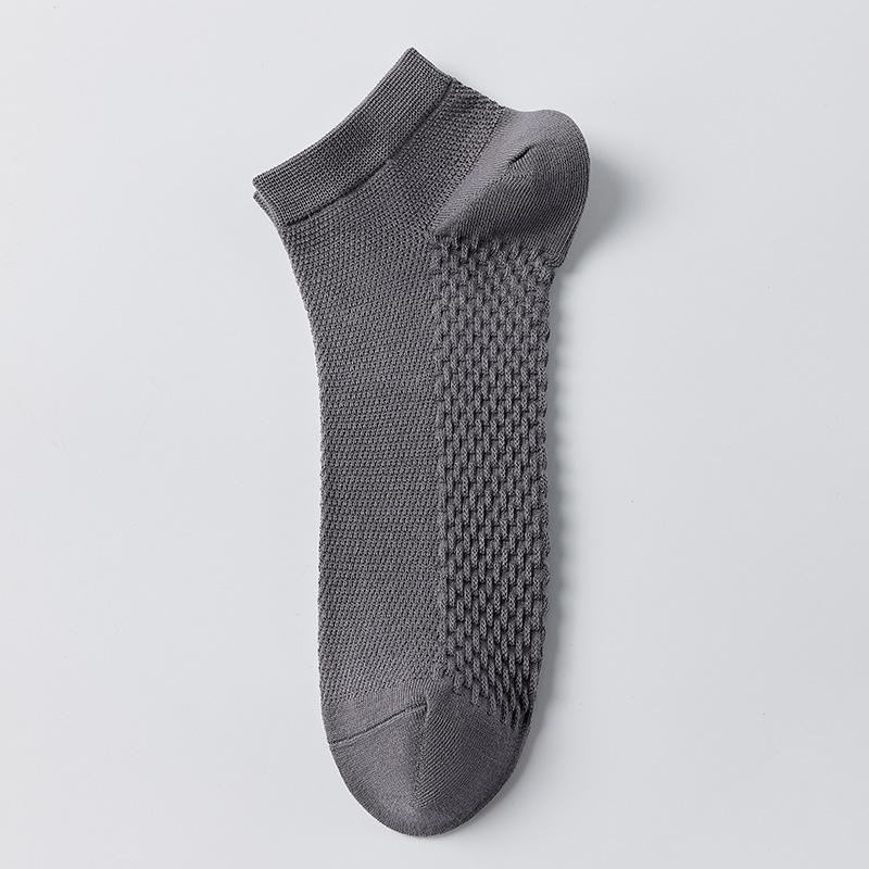 Men's Cotton Socks, Pure Cotton Men's Cotton Socks, Short Socks, Summer Short-tube Men's Socks, Antibacterial and Deodorizing, Mesh Sweat-absorbing