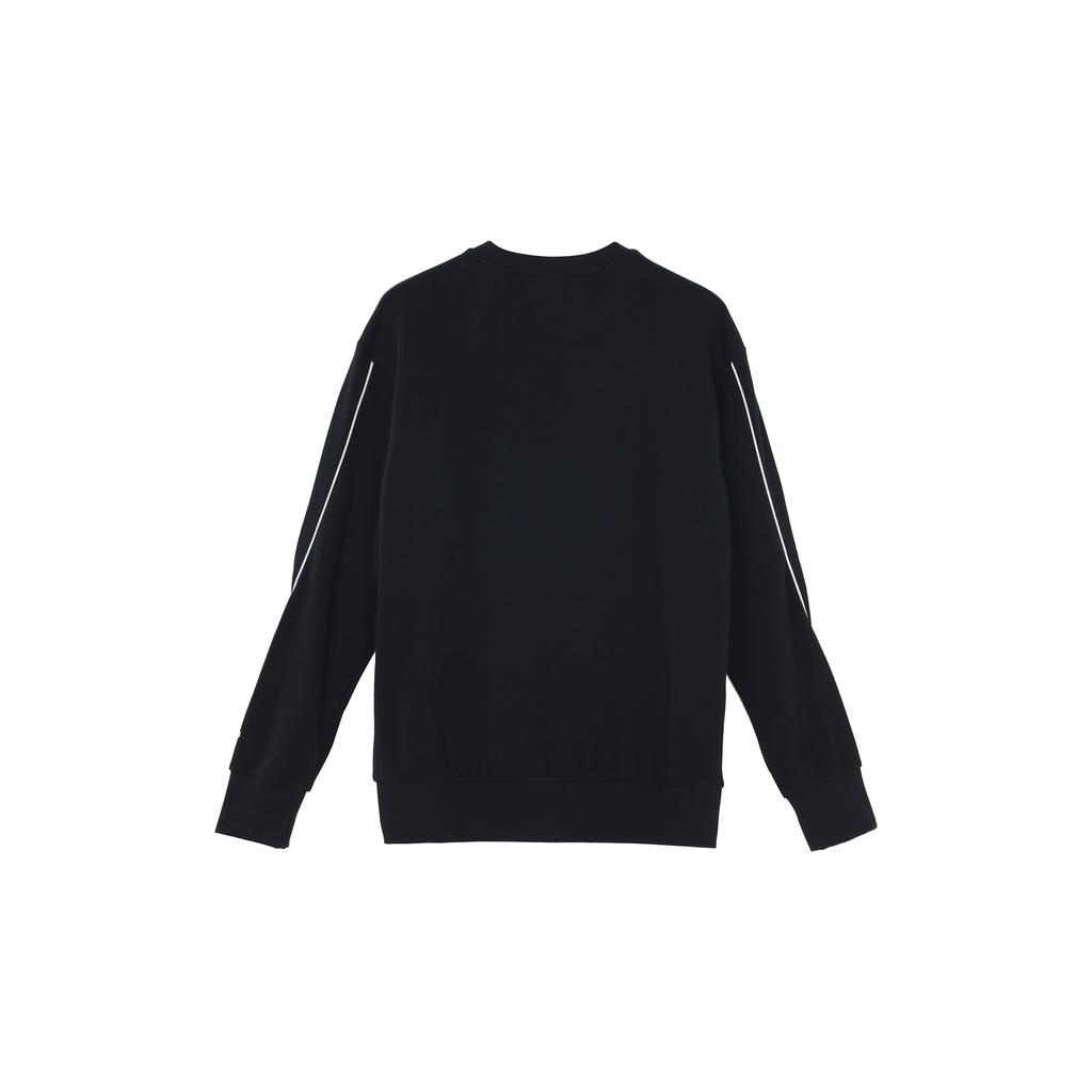 Adidas Essentials Sweatshirt With Logo Print Men Tops Black GK9374